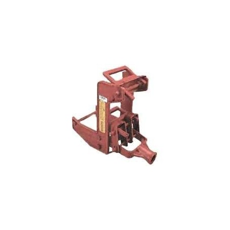 QUALCRAFT Qualcraft 2601 Portable Wall Jack, Malleable Iron, Red ...